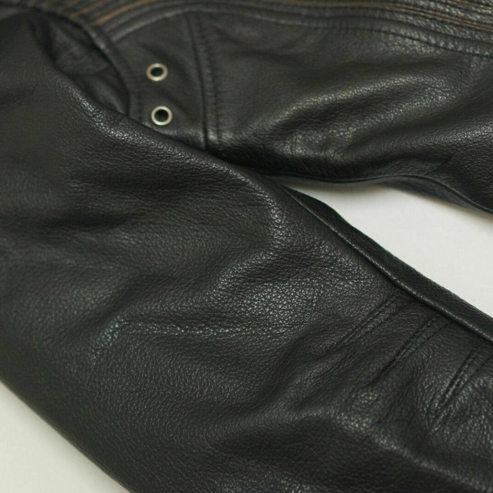 Harley Davidson Women's 110th Anniversary 3 in 1 Leather Jacket Med EUC - Picture 10 of 11